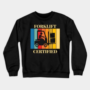 Forklift Certified Meme Crewneck Sweatshirt